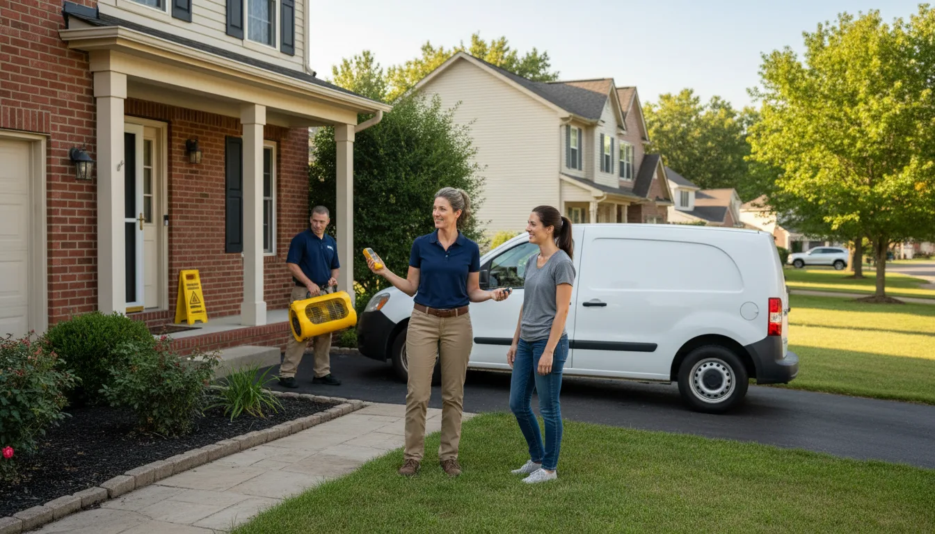Water restoration image for Dehumidification And Cleanup Services in Verona, NY